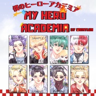 Boku no hero academia photocard by onintwin / my hero academia keychain / MHA / BNHABoku no hero aca