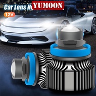 YUMOON 1Pc 12V H7 H11 H8 H9 9006 HB4 Car Lens Headlight Led Fog Light Bulb LED Fog Lamp White Yellow