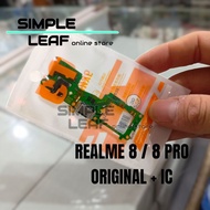 Flexible Flexible Charger Connector Con Mic Charging Board Hf Realme 8 / 8 Pro Original + IC