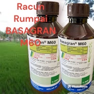 1lit./ Racun BASAGRAN  M60 / Racun Rumpai / Racun Keladi / Racun Menerong / Racun Rumput