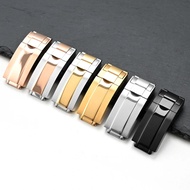 Stainless Steel Watch Clasp Folding Buckle with Safety for Rolex Submariner Daytona Yacht Master 16m