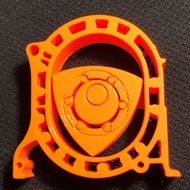3D-Printed Keychain - Rotary Engine [Cults Selection]
