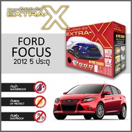 ผ้าคลุมรถ ส่งฟรี FORD FOCUS 5 ประตู ตรงรุ่นผ้า HI-PVC อย่างดีหนาพิเศษ ป้องกันแดด ป้องกันฝน ป้องกันฝุ