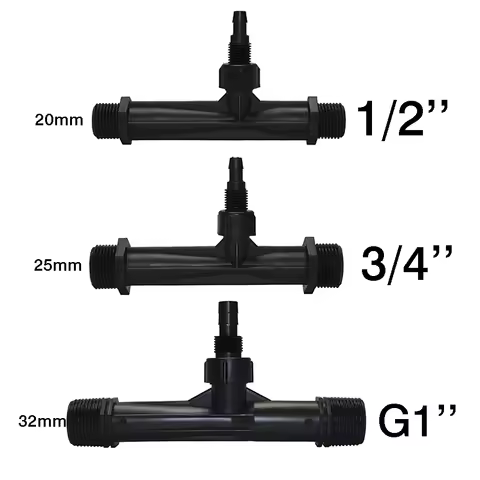 G1/2'' G3/4" G1'' Irrigation Venturi Fertilizer Mixer Injectors Agriculture Garden Water Tube Garden