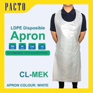 Retail Unit Disposable Plastic Apron LDPE Disposable Apron 30 Micron