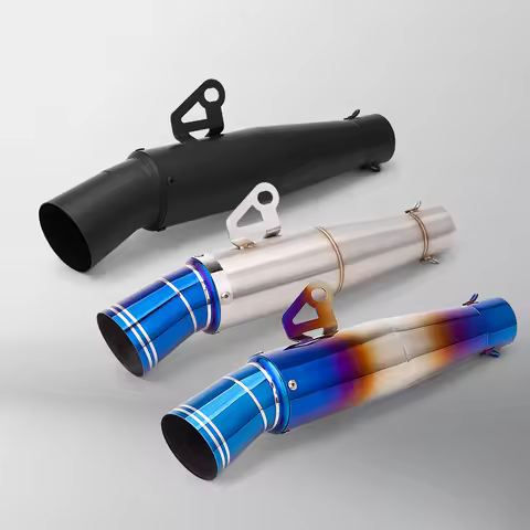 Universal 51MM Motorcycle Exhaust Pipe Carbon Fiber Escape For GSXR600 R25 MT03 GP-76 CRF230 S1000rr