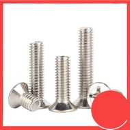 Nickel Plated Cross Countersunk Head Screw Digital Flat Head Screw Notebook M1-M6 【SS-HX】