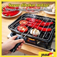 JIMATHERO-BBQ PEMANGANG IKAN STYLE JEPUN | PORTABLE BBQ GRILL PAN WITH TRAY | BBQ GRILL