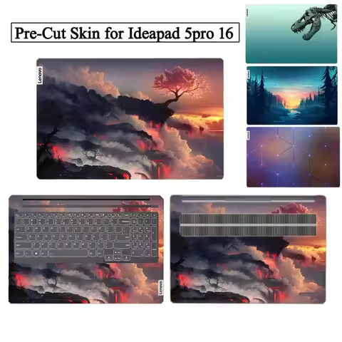 Pre-Cut Laptop Decal Skin for Lenovo Ideapad 5 5i pro 16 Gen 6/7 2022 2021 Sticker Film Protector 16