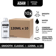 adam smooth 10s Adam Smooth lubricant lube pelincir seks lubricant sex gel 120g 120ml personal massa