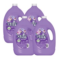 Saffron Fabric Softener Relaxing Aroma 3.1L x4 / Container Large Capacity Liquid Fabric Softener