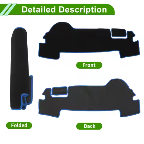 UXCELL Dashboard Cover for Daihatsu Mira LA350S/LA360S 17-24 Dash Cover Mat Carpet Center Console Da
