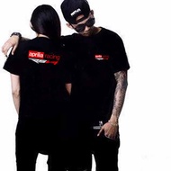 Aprilia Racing T-SHIRT Unisex Casual 100% Cotton Black T-SHIRT