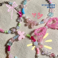 Pearl Bead Bracelet Beads Pearl Bracelet Cute Ribbon Couple Bracelet Friendship Coquette