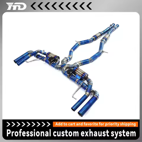 Ti Valvetronic Catback Exhaust for Mercedes AMG S63 C217 5.5L V8 Biturbo 2015-2017 with Remote Contr
