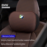 BMW M X3 X5 X6 F30 F34 E60 E90 F10 E34 E36 F20 G30 F15 F16 1 3 5 7 SeriesItalian altacanra suede Headrest Lumbar Support Car Neck Pillow Memory Foam  Car Headrest Car Seat Pillow Car Neck Rest Head Support Cushion Memory Foam Car Lumbar Pillow