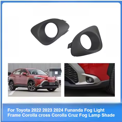 For Toyota 2022 2023 2024 Funanda Fog Light Frame Corolla cross Corolla Cruz Fog Lamp Shade