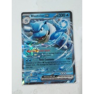 Pokemon 151 blastoise ex card