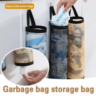 Sundries Bag Storage Wall Mount Mesh Plastic Bags Dispenser Storage Garbage Org Trash Reused I5r9