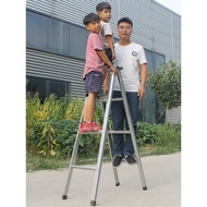 Ladder Attic Free Shipping Household Double-Sided Solid Herringbone Ladder Thickened Iron Ladder Fol