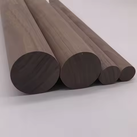 Diameter:1.2cm-4.5cm Length:30cm/ 40cm/50cm American Black Walnut Round Wood Stick Round wooden stri