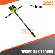 TEKIRO T TYPE WRENCH 10 MM - BLACK T-SOCKET WRENCH 10 MM - TEKIRO T-SOCKET WRENCH 10MM