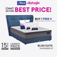 Vono Hotel Collection Bliss / Elegance / Luxe Suite Mattress Free 2 Pillow + 1 Mattress Protector ~1