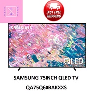 SAMSUNG QA75Q60BAKXXS 75INCH 4K QLED SMART TV , COMES WITH 3 YEARS WARRANTY , AIRSLIM DESIGN WITH SOLAR REMOTE , HOT DEAL FOR 75INCH , READY STOCKS AVAILABLE *75Q60B*