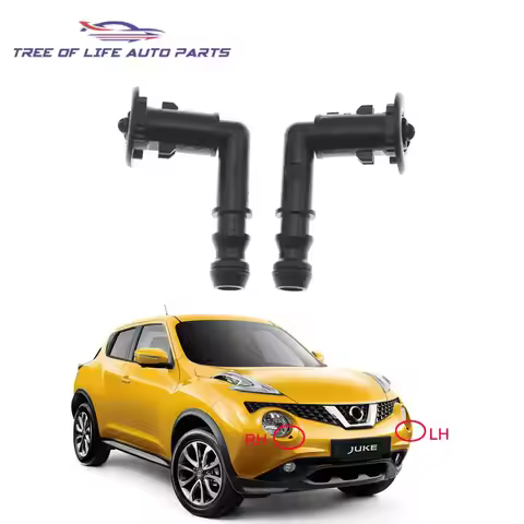 For Nissan JUKE 2010 2011 2012 2013 2014 2015 Front Bumper Headlight Headlamp Washer Jet Spray Nozzl