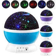 Romantic LED Starry Night Sky Galaxy Projector Lamp Star Light Bedroom Universe/ Lampu Bintang