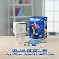 MOYU RS3M V5 3x3x3 Magnetic Speed Cube Rubiks Cube 3x3 Smooth Solving Savior 3D Puzzle Magic Toy Gif
