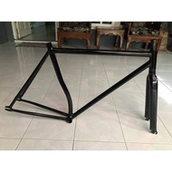 Frame fixie sport, Frame + fork sepeda fixie costum