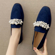 Flat Beaded Women Ballet Dance Shoes Summer Shallow Mary Janes Women Sandals 2022 Fashion Design Loafers Shoes Female Boat Shoes