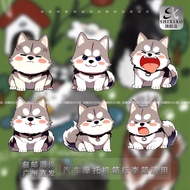 Cute Alaska Dog Alaska Car Sticker Luggage Battery Motorcycle Body Sticker