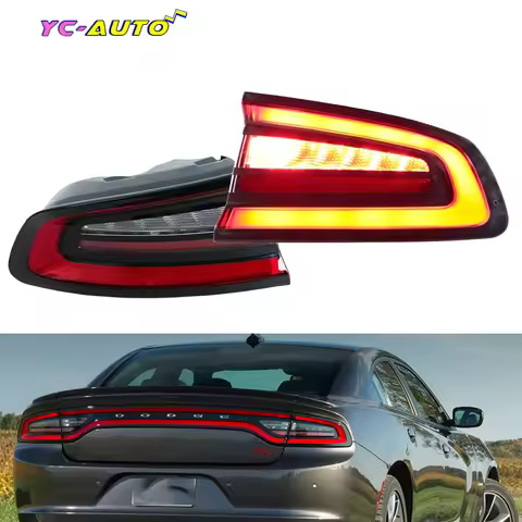68213145AB 68213144AB Car Led Rear Tail Light For Dodge Charger 2015 2016 Rear Turn Signal Light Sto