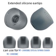 4 pair (L,M,S,XS) Extended silicone eartips for  SONY WF-1000XM3 WI-1000XM2 earphone eartips C600N SP510 eartips