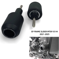 EP Evotech Frame Slider Body Slider Yamaha MT09 V3 V4 2021-2025 Motorcycle Black