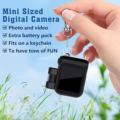 1080P Y4000 HD Mini Keychain Camera With Screen Portable Retro kids Cam Ultra Compact Pocket DV Vide