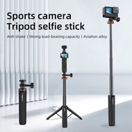VRIG 1 PCS -08 Sports Camera Selfie Stick Tripod Stand Aluminum ABS 17.7x3.6x3.6cm for 11/10/9 Vlog