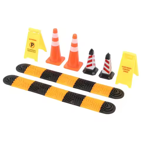 Plastic Model RC Car Accessories Miniature Portable RC Car Scene Accessories Climbing Car Accessorie