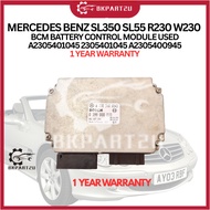 MERCEDES BENZ SL350 SL55 R230 W230  BCM BATTERY CONTROL MODULE USED 1YEAR WARRANTY