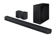 Samsung Q-Symphony Soundbar (HW-Q600B/XL), USB, Bluetooth with 3.1.2 Channel, Wireless Subwoofer, and 2 Up-Firing Speakers + 9200S Rear Speaker Kit