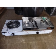 2in1 BURGER GRILL WITH STOVE