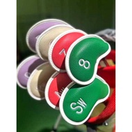 Golf Club Cover High Quality PU Waterproof Velcro Digital Head Cover Golf Iron 5-9SAP