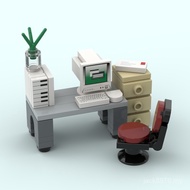 Compatible with MOC Sofa TV Computer Desk Series Play House Small Particle Building Blocks DIY Holid