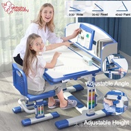 Kids Study Table Functional Desk And Chair Set Height Adjustable Study Table And Chair Children Ergonomic Study Table