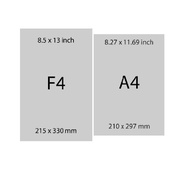 Printing on HVS Paper Sheets in Letter, A4, F4, Legal, A3, A3+ Sizes - Letter A4 F4 BW