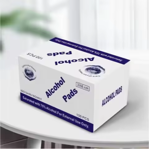 Alcohol swabs for skin 75% wound disinfection, convenient to carry outdoor sports disaster essential