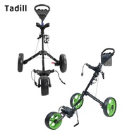 Tadill Golf Pull Cart Folding Golf Accessories Aluminum Alloy Golf Bag Carrier Cart