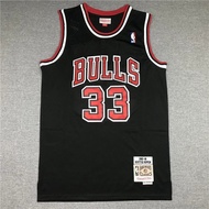 Mitchell & Ness Mitchell & Ness 97-98 Bulls No. 33 SW Retro Jersey Basketball Jersey Mesh Vest Men